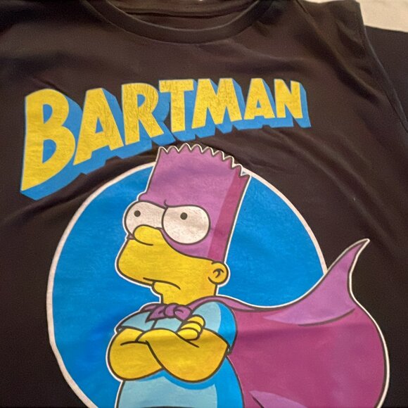 Bartman Shirt Size L Youth (14) - Bart Simpson - Picture 4 of 9